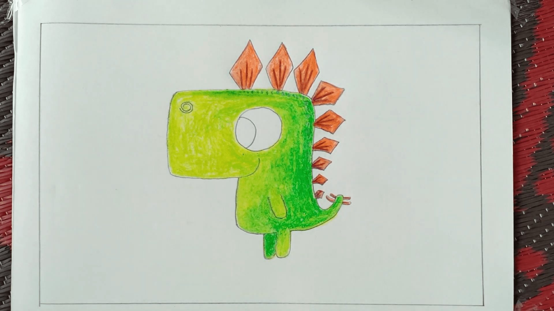 Dinosaur Drawing For Kids Step by Step Easy 7 Cartoon Dragon Drawing Tutorial For Kids Easy Drawing 2