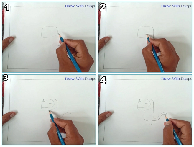 How to Draw a Dragon For Kids - Easy Step by Step Drawing Tutorial 3 How to Draw a Dragon