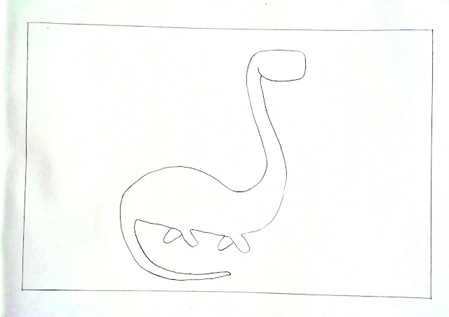 How to Draw a Dinosaur Step By Step - Easy Drawing For Kids 3 How to Draw a Dinosaur Step By Step – Easy Drawing For Kids 2