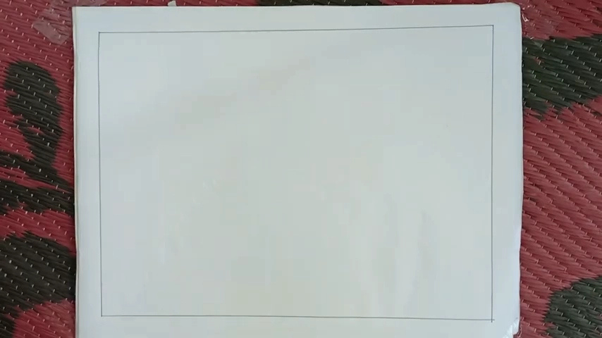 Village Scenery Drawing Step By Step 1