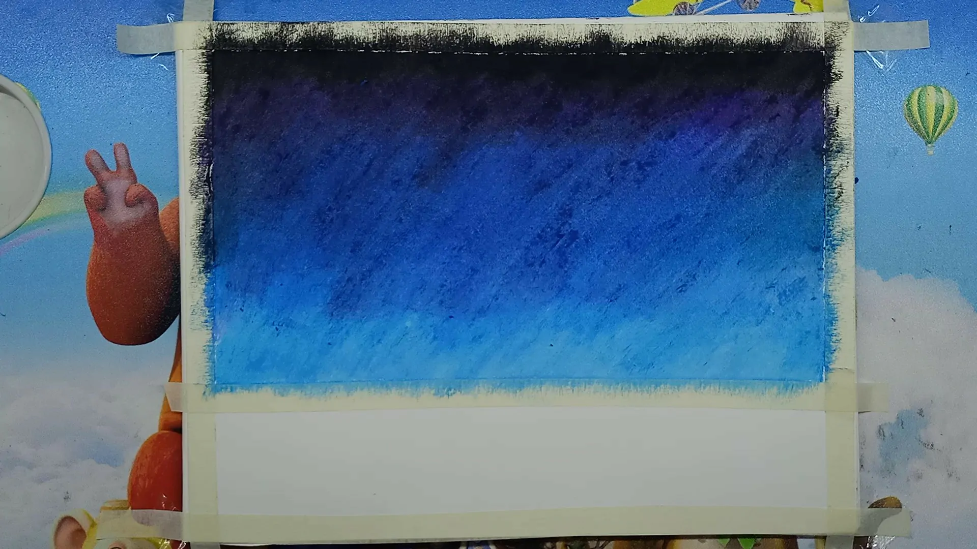 best night scenery drawing 3