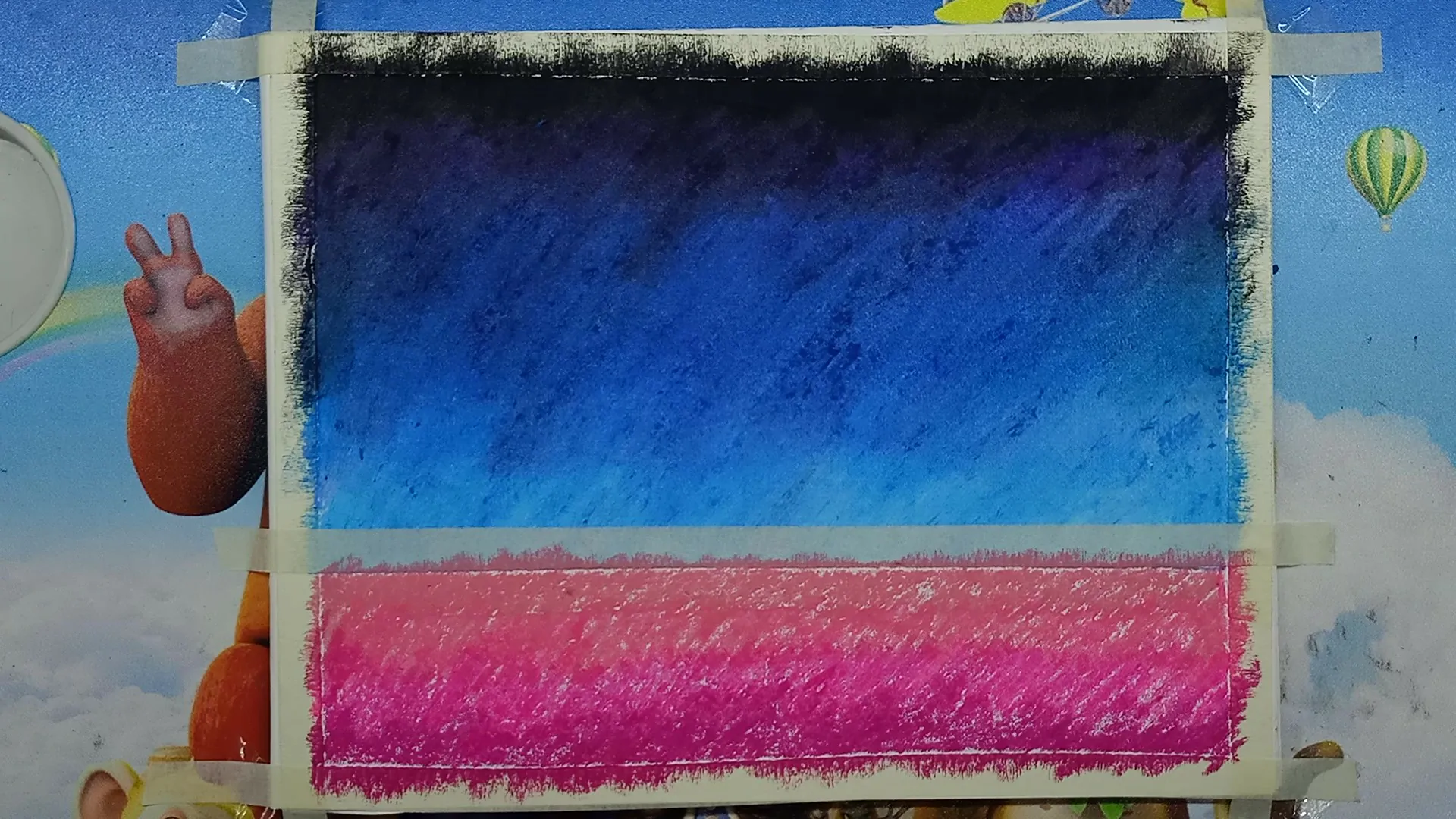 best night scenery drawing 4