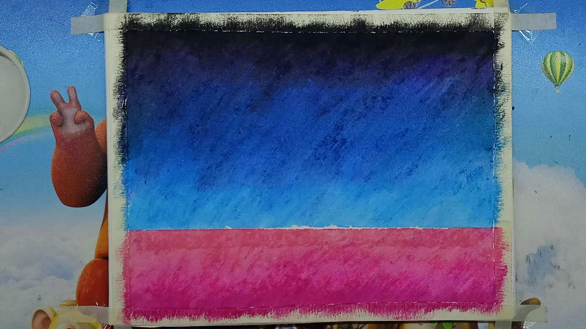 best night scenery drawing 5