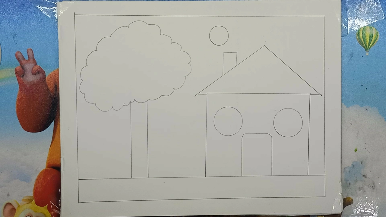Easy Basic Scenery Drawing For Kids Step-by-Step 5 5 1