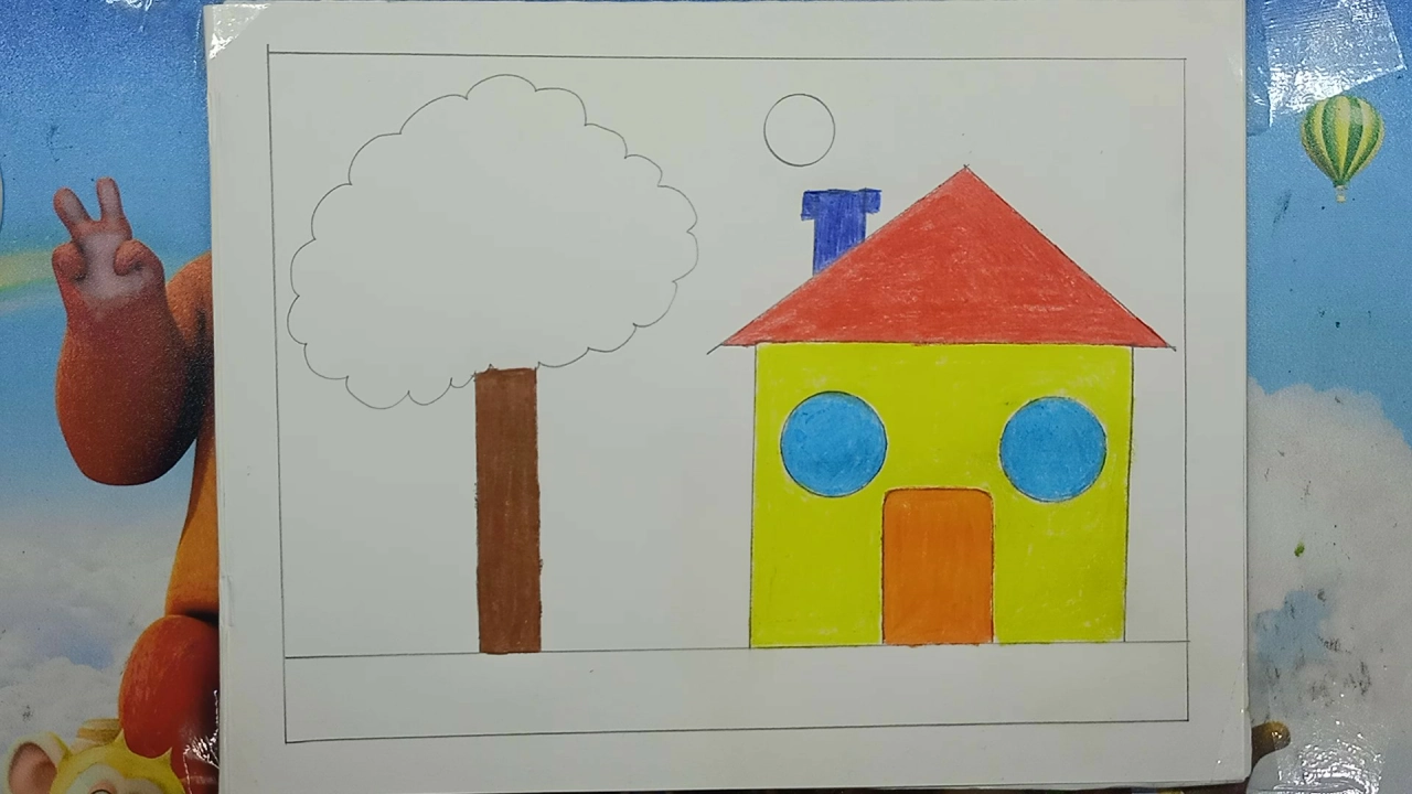 Easy Basic Scenery Drawing For Kids Step-by-Step 9 9