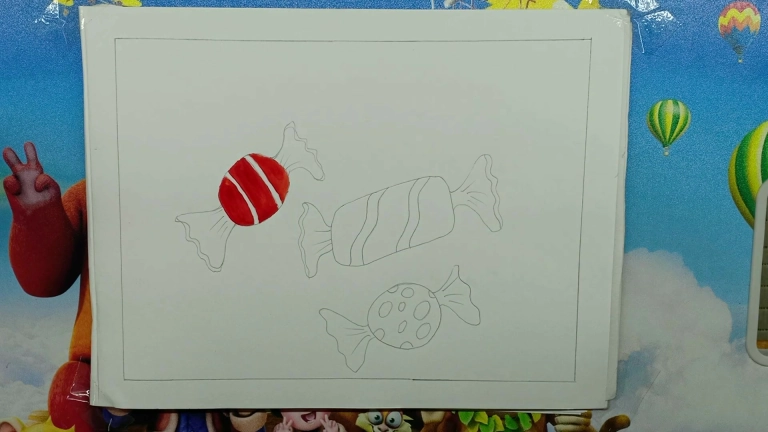 How To Draw Candies Step by Step For Kids in 2022 5 How To Draw Candies Step by Step For Kids 4