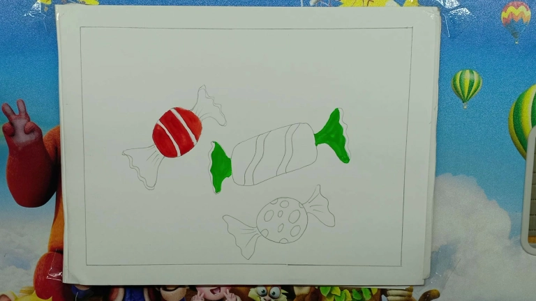 How To Draw Candies Step by Step For Kids in 2022 6 How To Draw Candies Step by Step For Kids 5