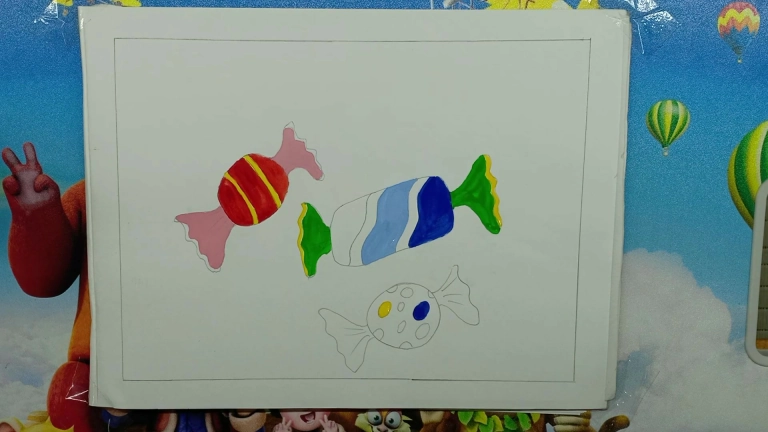 How To Draw Candies Step by Step For Kids in 2022 8 How To Draw Candies Step by Step For Kids 7
