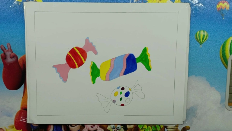 How To Draw Candies Step by Step For Kids in 2022 9 How To Draw Candies Step by Step For Kids 8