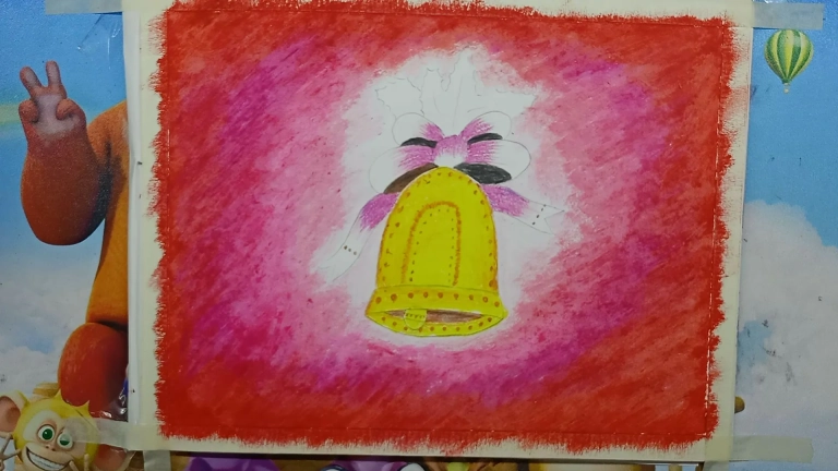 christmas bell drawing 8
