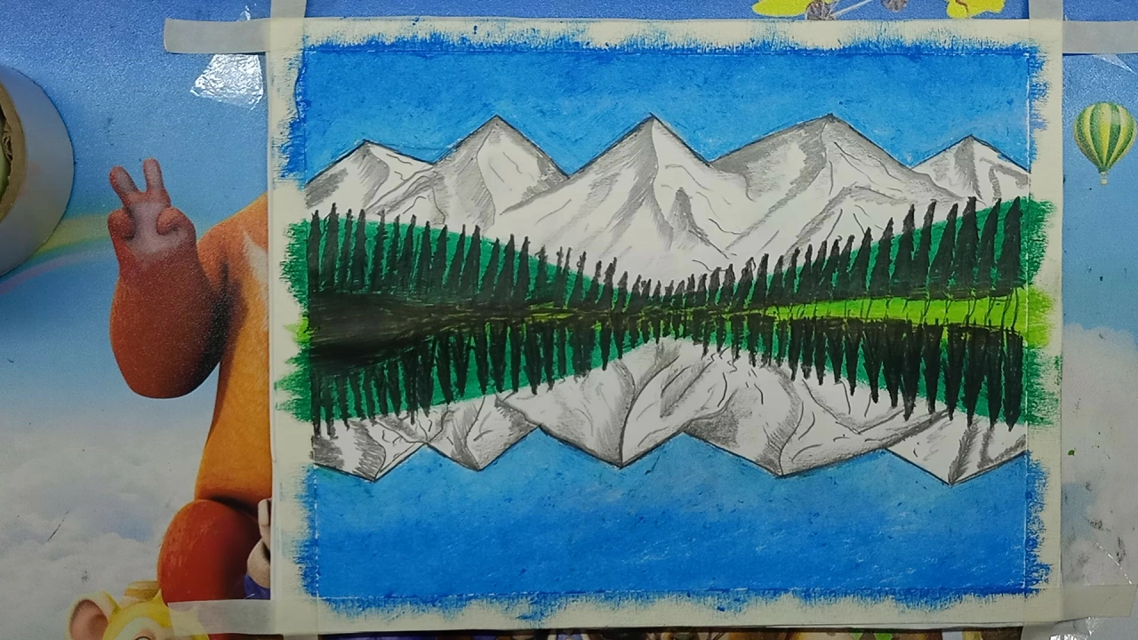 Mountain Drawing Easy - A Step-by-Step Guide for Beginners 11 Mountain Scenery Drawing, Mountain Drawing, How to Draw Mountains, Mountain Scenery, Mountain Drawing Easy