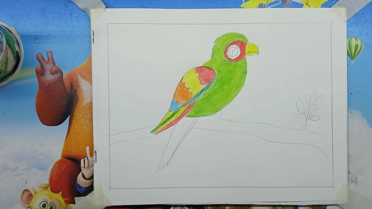 Cute Bird Drawing Easy method for Kids or Beginners 9 bird drawing 10