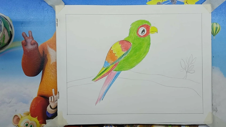 Cute Bird Drawing Easy method for Kids or Beginners 11 bird drawing 12