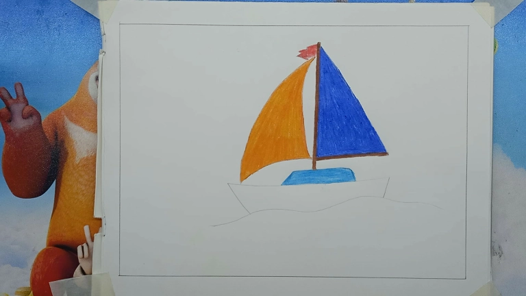 boat drawing 7