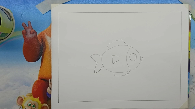Goldfish Drawing Easy Step by Step for Kids/Beginners 4 Fish Sketch