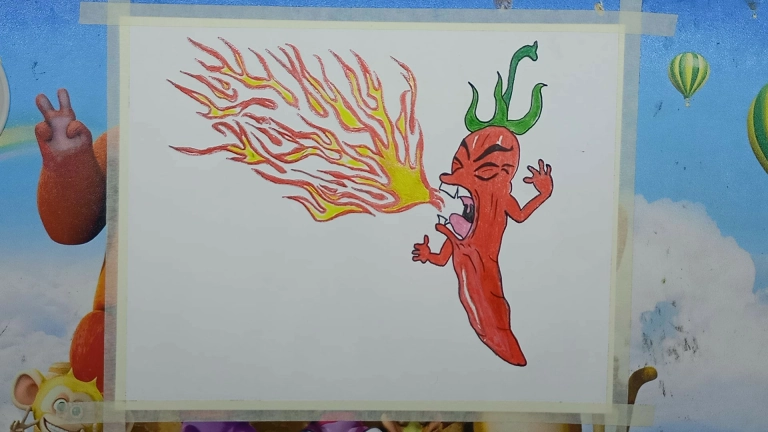 Chilli Drawing 13