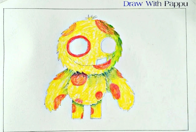 How To Draw A Monster How To Draw A Monster Step By Step - Easy Drawing For Kids