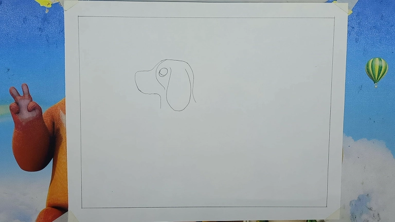Beagle Drawing Easy Tutorial for Kids 2 Beagle Drawing Easy