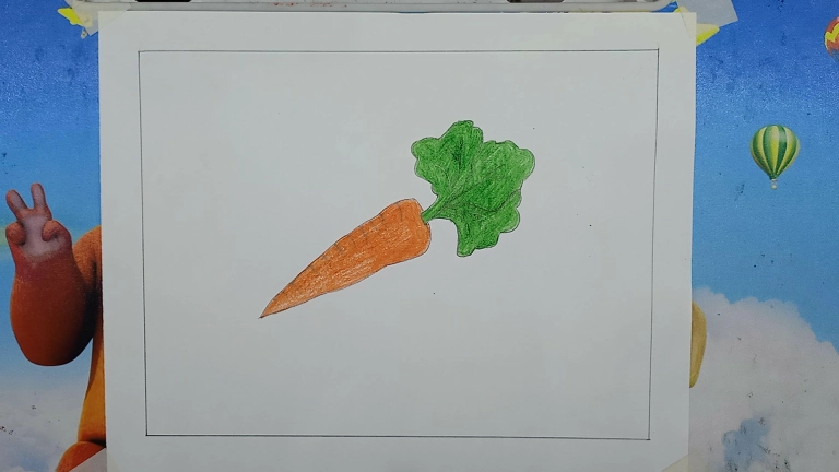 Carrot Drawing 5