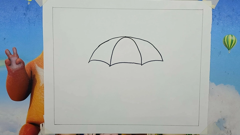 Umbrella Drawing Easy