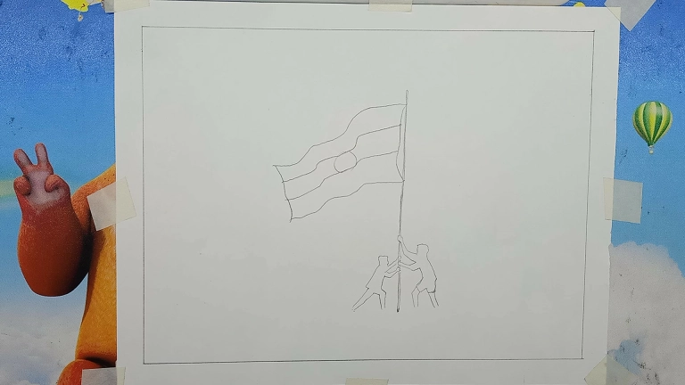 Sketch Independence Day Drawing Easy - Sketch Pencil Drawing 5 simple easy drawing of freedom fighters, independence day drawing image