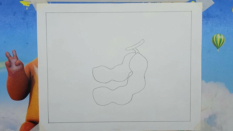 Tamarind Drawing Easy Step by Step For Kids or Beginners 3 Two Tamarind