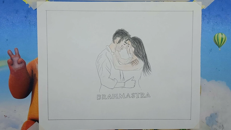 Ranvir and Alia Picture Drawing From Brahmāstra Movie - Oil Pastel Drawing 11 Ranvir and Alia Picture Drawing From Brahmāstra Movie - Oil Pastel Drawing