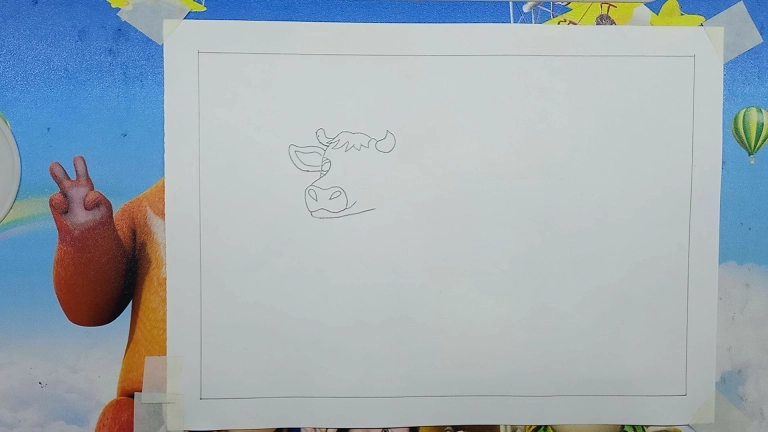 Cow Drawing Easy Step by Step For Kids/Beginners 3 Cow Drawing Easy Step by Step For Kids/Beginners