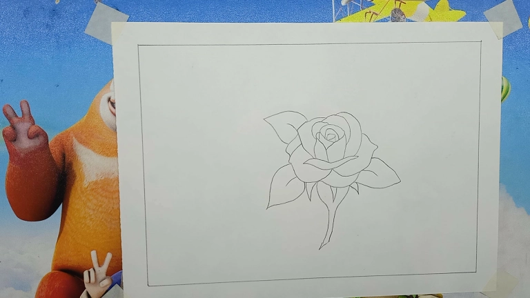 Rose Drawing Easy Step by Step For Kids/Beginners 5 Rose Drawing Easy Step by Step For Kids/Beginners