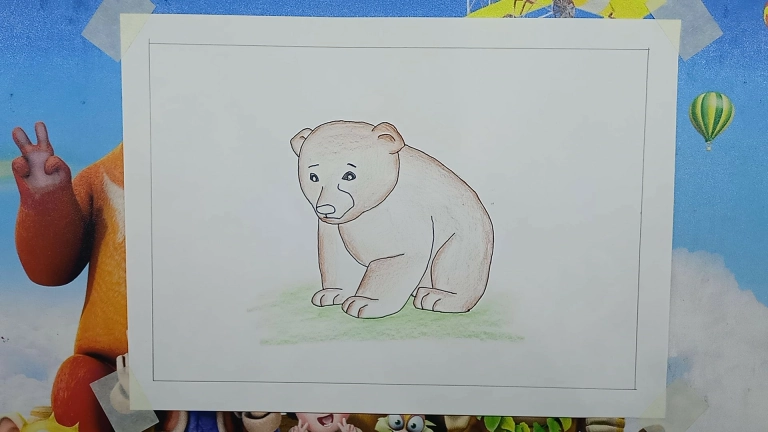Cute and Easy Baby Bear Cup Drawing 11 Baby Bear Cup Drawing 10