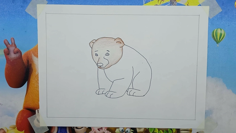 Cute and Easy Baby Bear Cup Drawing 8 Baby Bear Cup Drawing 7