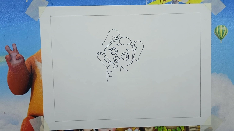 Cute Cat and Golden Fish Drawing Easy - Drawing Tutorial for Kids 6 Cute Cat and Golden Fish Drawing 6